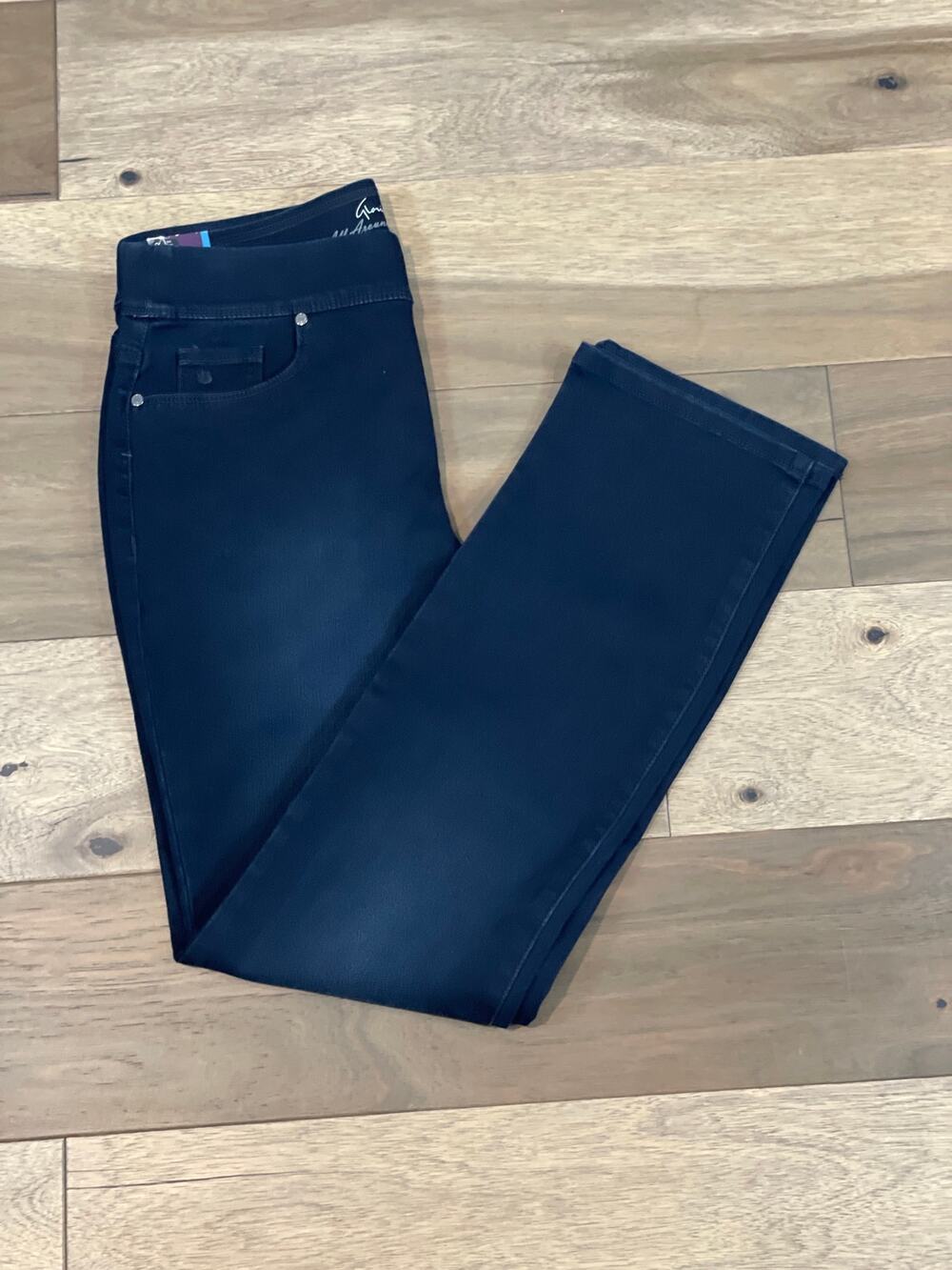 Gloria Vanderbilt Pants Size 10 Dark Wash Avery Straight Leg Slimming NWT